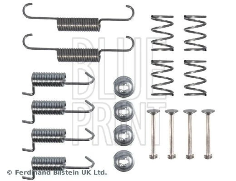 Image of Blue PRINT Brake shoe fitting kit Blue PRINT ADBP410072