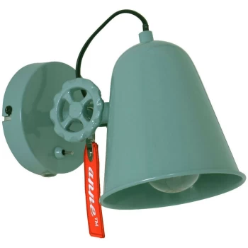 Image of Sienna Lighting - Sienna Dolphin Dome Wall Light Mint Green