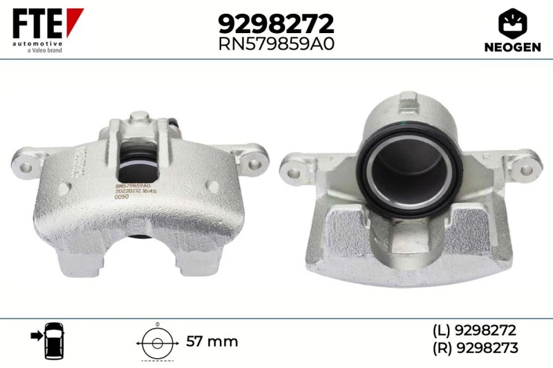 Image of Brake caliper FTE 9298272