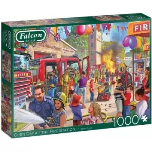 Image of Jumbo Falcon de luxe Open Day at the Fire Station 1000 Piece Jigsaw Puzzle