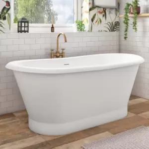 Image of Freestanding Double Ended Roll Top Bath 1690 x 800mm - Helmsley