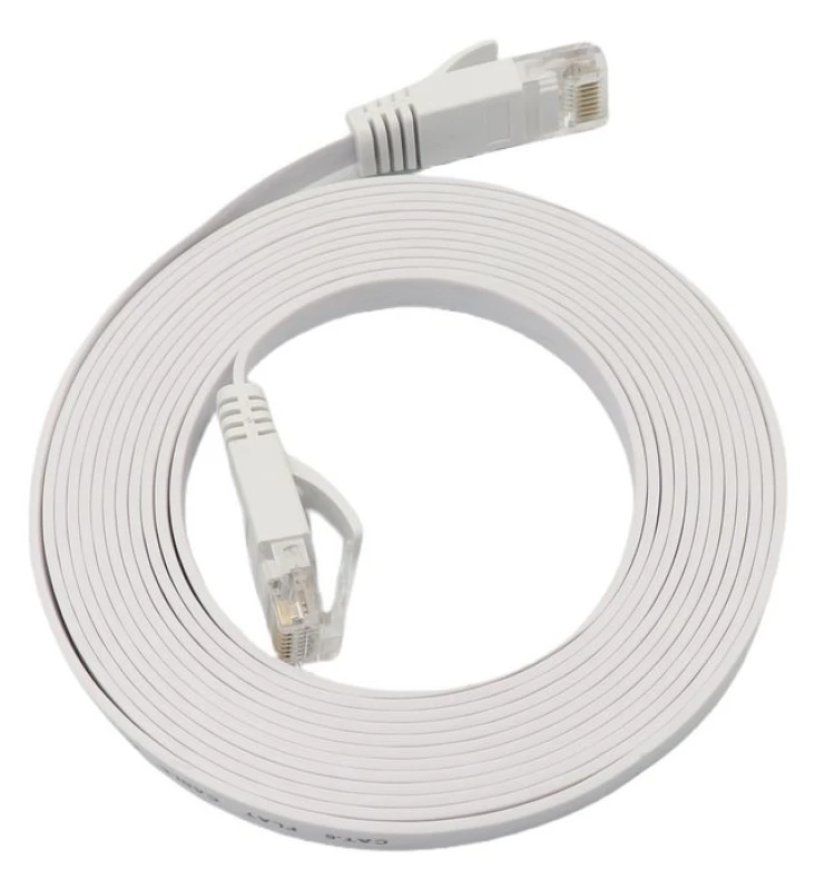 Image of Microconnect V-UTP6A10W-FLAT-LSZH networking cable White 10 m Cat6a U/