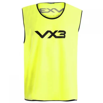 image of VX-3 Hi Viz Mesh Training Bibs Youths - Flrscnt Yellow