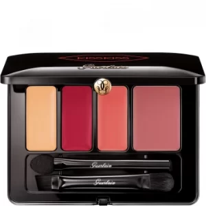 image of Guerlain Kiss Kiss From Paris 002 Romantic Kiss Palette Contouring Levres