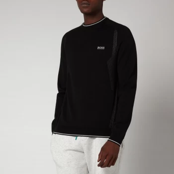 Image of Hugo Boss Athleisure Golf Rovan Knitted Jumper Black Size 2XL Men