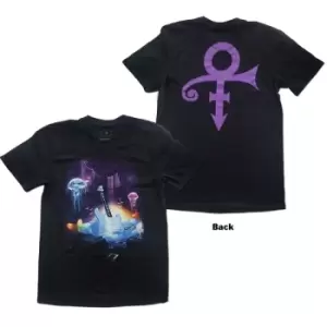 Image of Prince - Lotus Flower Unisex Small T-Shirt - Black