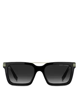 image of Marc Jacobs Womens Brow Bar Square Sunglasses, 54mm