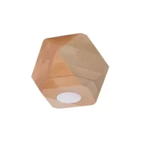 image of Sollux Plafond Woody 1 Natural Wood