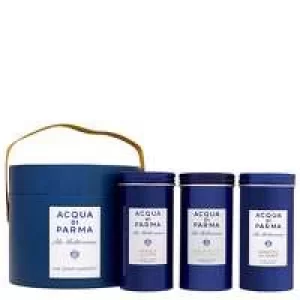 image of Acqua di Parma Blu Mediterraneo The Soap Harvest Gift Set 70g Arancia Di Capri + 70g Arancia di Calabria + 70g Arancia di Liguria