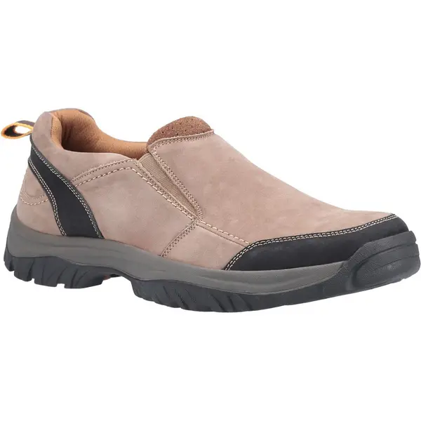 Image of Cotswold Mens Boxwell Slip On Walking Hiking Shoes - UK 8 Brown male GDE2513TAN8