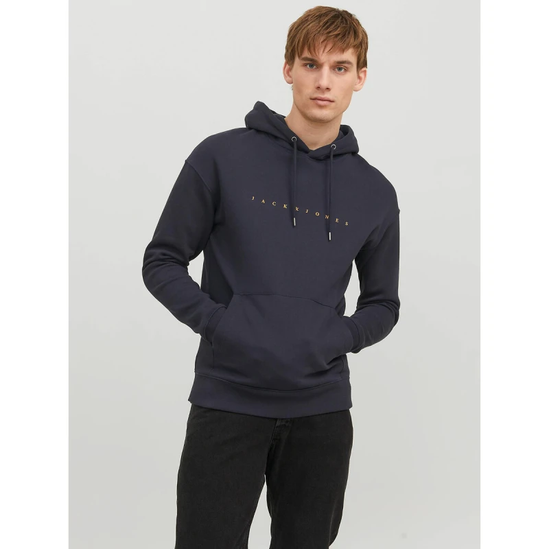 Image of jack & jones Hoodie Navy Blue Cotton XXL