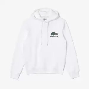 X Minecraft Logo Print Hoodie in Cotton