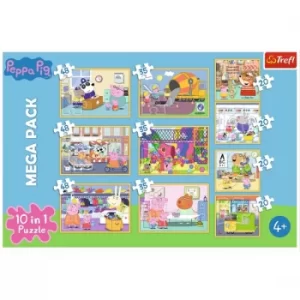 image of 10 In 1 Peppa Pig With Friends Jigsaw Puzzle