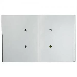 image of Recycle Card Divider Book A4, 12 tabs, Black - Outer carton of 4