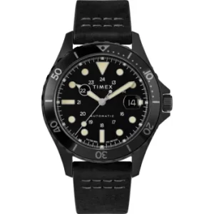 Image of Mens Timex Navy Automatic Chronograph Watch