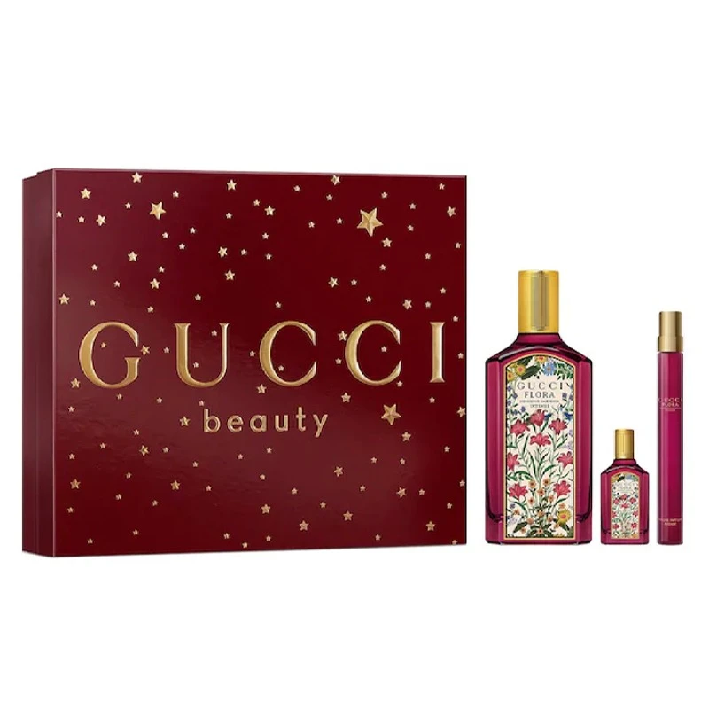 Image of Gucci Flora Gorgeous Gardenia Intense 100ml Eau de Parfum Gift Set