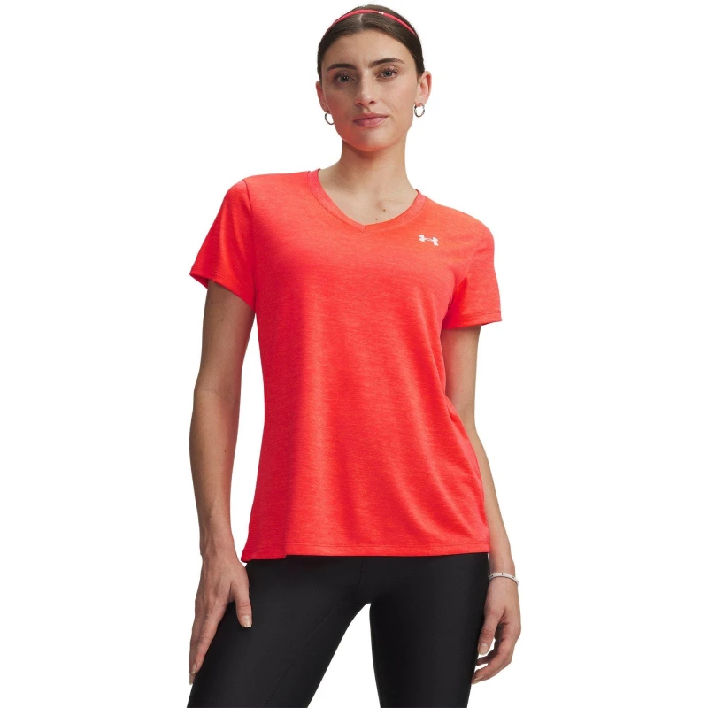 Image of Womens V-neck top Under Armour Tech Twist Rouge Female M