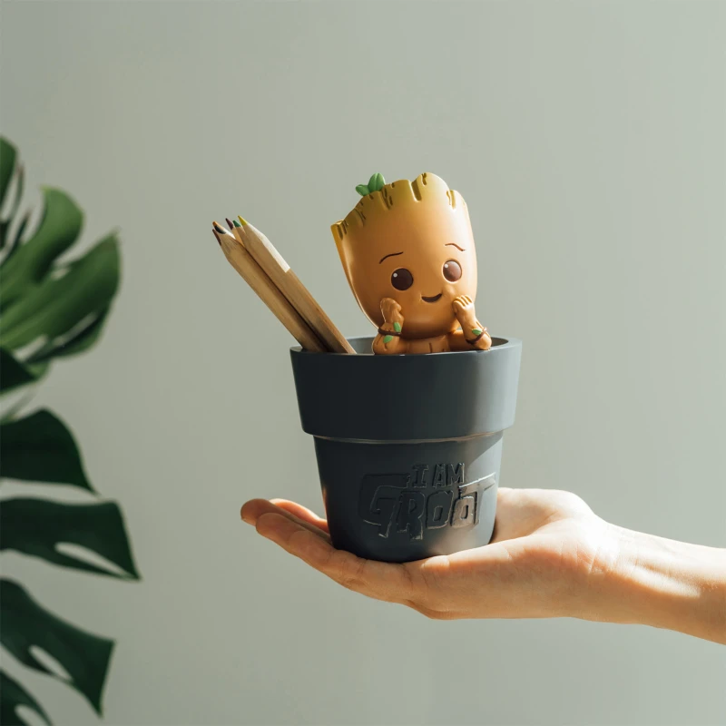 Image of Guardians Of The Galaxy I am Groot - Baby Groot pen holder Table Decoration multicolor Onesize Unisex