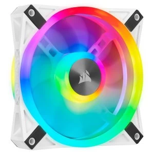 Image of Corsair iCUE QL140 White with Addressable RGB PWM Fan Dual Pack -140mm