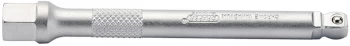 image of DRAPER Expert 100mm 1/4" Square Drive Satin Chrome Plated Extension Bar 9918