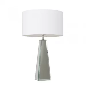 Image of Carson XL Table Lamp with Large White Reni Shade