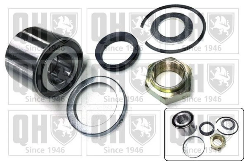 Image of QUINTON HAZELL Wheel bearing kit QUINTON HAZELL QWB1227