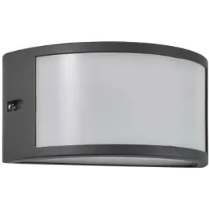 image of Zinc PAU 10W LED Outdoor Bulkhead Light Anthracite