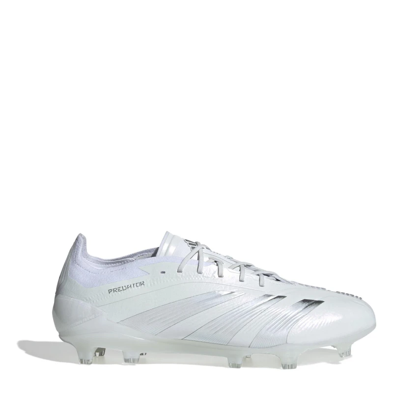 Image of adidas Predator 24 Elite Low Firm Ground Football Boots White/Silver male 6.5 (40)