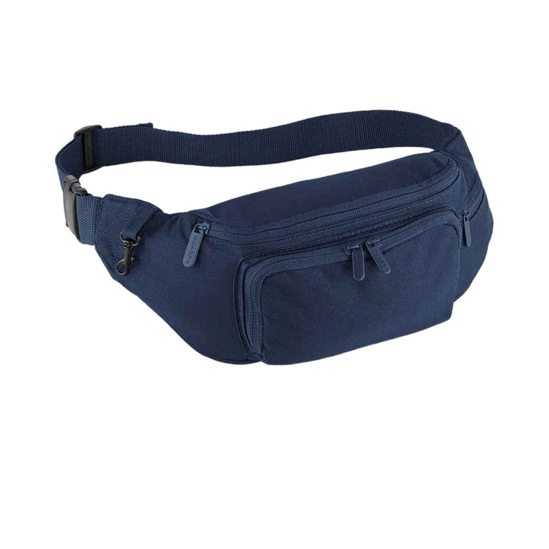 Image of Quadra Mens Plain Waist Bag in Navy Navy Male One Size