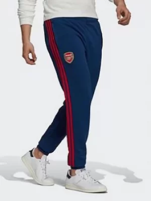 Image of adidas Arsenal 3-stripes Sweat Tracksuit Bottoms, Blue Size M Men