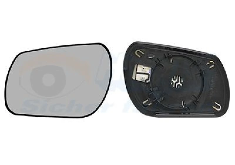 Image of VAN WEZEL Wing mirror glass VAN WEZEL 2740837