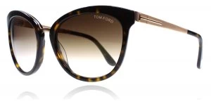 image of Tom Ford Emma Sunglasses Tortoise / Gold 52G 56mm