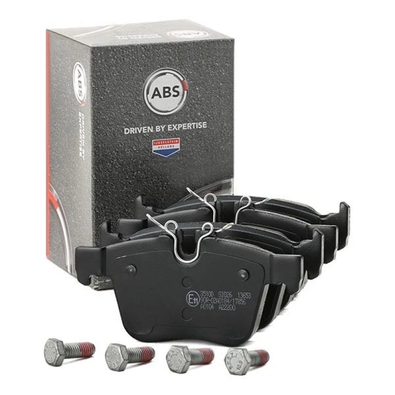 Image of A.B.S. 35100 Brake pad set prepared for wear warning indicator Brake Pad Set,disc brake (402)