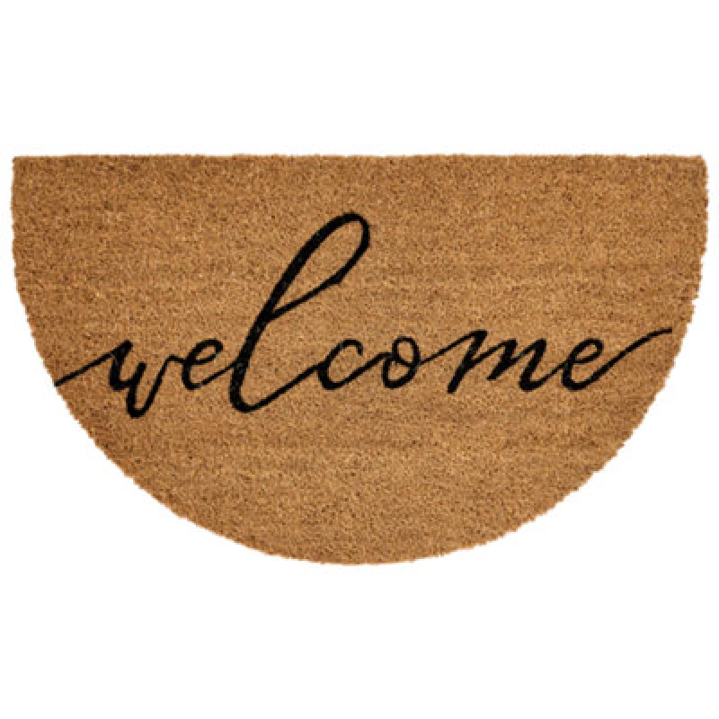 Image of Beliani Doormat Ambuklao Natural 45 X 75cm Text Coir