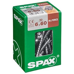 image of Spax TX Washer-Head Wirox Screws - 6 x 60mm Pack of 30