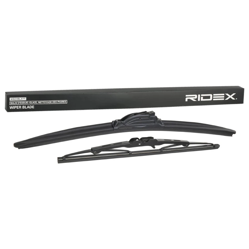 Image of RIDEX 298W17081 Wiper blade 450mm, Front and Rear, Standard, Hook fixing Wiper Blade (298)