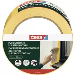 image of tesa PVC Putzband 55486-00000-00 Plastering tape Yellow (L x W) 33 m x 50 mm