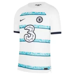Image of Nike Chelsea Away Shirt 2022 2023 Adults - White
