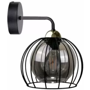 Image of Keter Solo Wall Lamp Black, 25cm, 1x E27