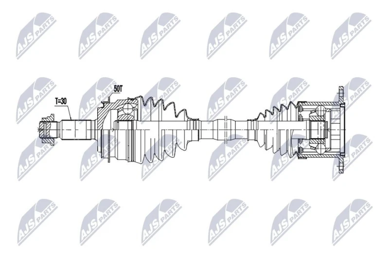 Image of NTY Drive shaft NTY NPW-MS-112