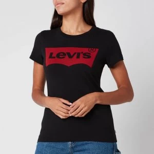 Image of Levis Womens The Perfect T-Shirt - Mineral Black - XS