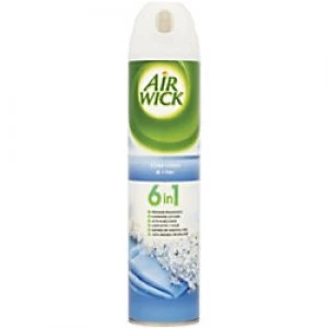 image of Air Wick Air Freshener Spray 6 in 1 Crisp Linen and Lilac 240ml