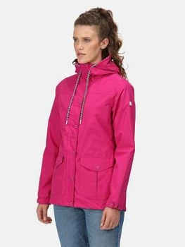 image of Regatta Bayarma Waterproof Shell Jacket - Pink, Size 12, Women