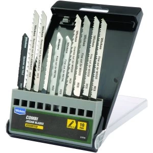 image of Wickes Assorted Universal Jigsaw Blade Pack 10