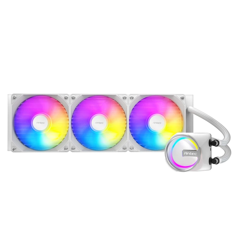 Image of Antec Skeleton 360ARGB Liquid CPU Cooler. Universal Socket. White. 360