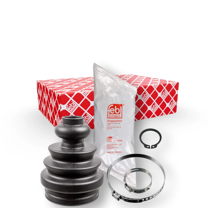 Image of FEBI BILSTEIN 17127 CV Boot Front Axle, Rubber Rubber Bellow,drive shaft (194)