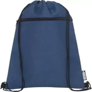 image of Bullet Ross Recycled Drawstring Bag (One Size) (Navy Heather)