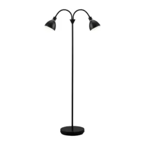 Image of Ray Multi Arm Floor Lamp Black, E14