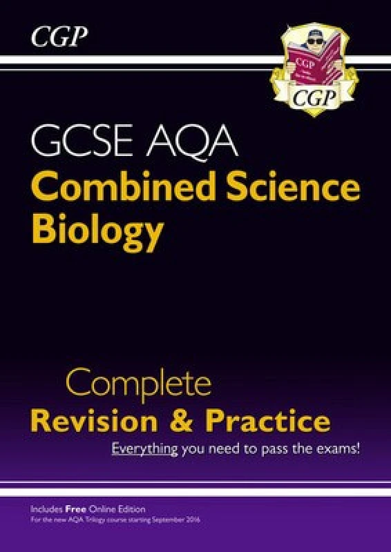 Image of New Grade 9-1 Gcse Combined Science Biology Aqa Complete Revision and Practice with Online Edition Hardback