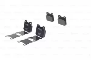 Image of Bosch 0986490500 BP768 Brake Pad Set Disc Brake Rear Axle